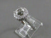 ESTATE 1.20CTW DIAMOND PAVE 14K W GOLD ENGAGEMENT RING SEMI MOUNT SETTING #20096