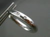 ESTATE LARGE .12CT DIAMOND 14KT WHITE GOLD PAST PRESENT FUTURE HOOP EARRINGS