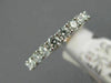 ESTATE .85CT DIAMOND 18K WHITE GOLD SEMI ETERNITY ROUND WEDDING ANNIVERSARY RING