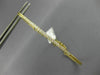 ESTATE .38CT DIAMOND 18K YELLOW GOLD CLASSIC BAR FLEXIBLE LOVE BANGLE BRACELET
