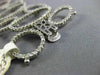 ESTATE WIDE & LONG 6.0CT DIAMOND 14K WHITE GOLD 3D OVAL CIRCULAR TENNIS BRACELET