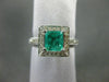 ESTATE 1.36CT DIAMOND & AAA SAPPHIRE 14K YELLOW GOLD 3D 3 STONE ANNIVERSARY RING