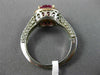 WIDE 1.50CT DIAMOND & AAA PINK SAPPHIRE 14K WHITE & ROSE GOLD 3D ENGAGEMENT RING