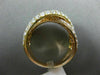 ESTATE WIDE 2.04CT DIAMOND 14K YELLOW & ROSE GOLD SEMI ETERNITY ANNIVERSARY RING
