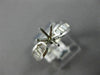 ESTATE .90CT DIAMOND 14KT WHITE GOLD CLASSIC 6 PRONG SEMI MOUNT ENGAGEMENT RING