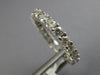 2.40CT DIAMOND 14K WHITE GOLD SHARED PRONG ETERNITY 3mm WEDDING ANNIVERSARY RING