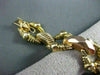 ANTIQUE WIDE 14KT YELLOW & ROSE GOLD OPEN DIAMOND CUT LINK BRACELET CUTE! #22602