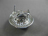 ESTATE MASSIVE 5.98CT DIAMOND 14KT WHITE GOLD 3D SWIRL CLIP ON EARRINGS F/G VVS