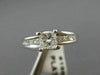 ESTATE .80CT PRINCESS DIAMOND PLATINUM 3D PRINCESS LUCIDA ENGAGEMENT RING #19815