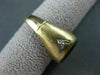ESTATE .05CTW DIAMOND & AAA BLACK ONYX 14KT WHITE & YELLOW GOLD MENS RING #19722