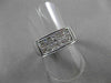 ESTATE WIDE 1.25CT PRINCESS CUT DIAMOND 18KT WHITE GOLD INVISIBLE RING #9321