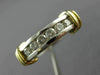 ESTATE .42CT DIAMOND 14K 2 TONE GOLD 3D FILIGREE WEDDING ANNIVERSARY RING #21533