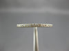 ESTATE .36CT DIAMOND 14K WHITE GOLD CLASSIC ROUND SEMI ETERNITY ANNIVERSARY RING