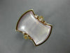 ESTATE LARGE 13.18CT DIAMOND & AAA PINK QUARTZ 18KT ROSE GOLD 3D 3 ROW FUN RING