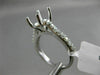 ESTATE .29CT DIAMOND 14KT WHITE GOLD 4 PRONG SEMI MOUNT CLASSIC ENGAGEMENT RING