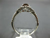 ESTATE 1.5CT WHITE & CHOCOLATE FANCY DIAMOND 14K WHITE GOLD OVAL ENGAGEMENT RING