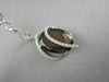 ESTATE OVAL 13.75CT AAA SMOKEY TOPAZ & DIAMOND 18KT W HITE GOLD DROP EARRINGS!!!