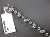 ESTATE 3.84CT DIAMOND 14K WHITE GOLD 3D ROUND CLASSIC MULTI LEAF TENNIS BRACELET