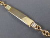 ESTATE 14KT ROSE GOLD 3D CLASSIC KIDS NAME PLATE ENGRAVABLE BRACELET #22036