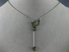 ESTATE .37CT DIAMOND 18KT WHITE GOLD 3D MULTI SHAPE LARIAT FUN NECKLACE
