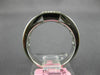 WIDE .36CT DIAMOND 18K WHITE GOLD 3D ROUND & PRINCESS INVISIBLE ANNIVERSARY RING