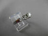 ESTATE .36CT DIAMOND 14KT WHITE GOLD 3 STONE SEMI MOUNT ENGAGEMENT RING #18608