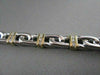 ESTATE WIDE 8mm 14KT TWO TONE 1.0CTW DIAMOND BRACELET