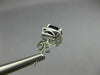 ESTATE 1.87CT DIAMOND & AAA BLACK ONYX 14K WHITE GOLD SQUARE HALO STUD EARRINNGS
