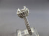 WIDE 1.35CT DIAMOND 14KT WHITE GOLD FILIGREE SEMI MOUNT ENGAGEMENT RING #28147