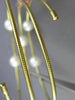 ESTATE WIDE AAA SOUTH SEA PEARL 14KT YELLOW GOLD 3 ROW FLEXIBLE BANGLE BRACELET