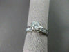 ESTATE 1.24CT DIAMOND 14KT WHITE GOLD SOLITAIRE CHANNEL SET ENGAGEMENT RING 1547