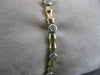 ESTATE .85CTW DIAMOND 14K WHITE YELLOW GOLD BAMBOO LINK BRACELET 4MM WIDE #10186