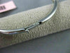ESTATE .70CT DIAMOND 14KT WHITE GOLD 3D MOVABLE CIRCLE OF LIFE BANGLE BRACELET