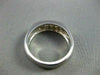ESTATE WIDE .70CT DIAMOND 14K W GOLD PRINCESS CUT ANNIVERSARY WEDDING RING #1298