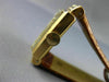ANTIQUE NORMAN AAA GARNET 14KT YELLOW GOLD CLASSIC SQUARE ETCHING WATCH #2417