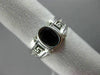 ESTATE 1.39CT DIAMOND & AAA SAPPHIRE 14K WHITE GOLD 3D GREEK KEY ENGAGEMENT RING