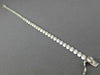 ANTIQUE 2.26CT ROUND DIAMOND 18KT WHITE GOLD 3D CIRCULAR TENNIS BRACELET #14542