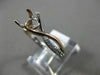 ESTATE .17CT DIAMOND 14KT WHITE & ROSE GOLD INFINITY SEMI MOUNT ENGAGEMENT RING