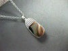 ESTATE .10CT DIAMOND 14KT WHITE GOLD BABY SHOE PENDANT & CHAIN F/G VS #191