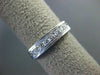 ESTATE .30CT DIAMOND 18K WHITE GOLD 3D FILIGREE WEDDING ANNIVERSARY RING #16944