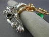 EXTRA LARGE 2.65CT DIAMOND 18KT WHITE & ROSE GOLD ETOILE TIGER THREE FINGER RING