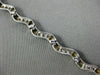 ESTATE 1.20CT DIAMOND 14KT WHITE GOLD 3D BY THE YARD WAVE PAVE TENNIS BRACELET