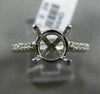 ESTATE .29CT DIAMOND 14KT WHITE GOLD 4 PRONG SEMI MOUNT CLASSIC ENGAGEMENT RING