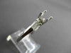 ESTATE .65CT DIAMOND 18KT WHITE GOLD BAGUETTE SEMI MOUNT ENGAGEMENT RING #16577