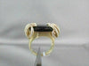ESTATE WIDE 14KT YELLOW 13.07CT SMOKEY TOPAZ & DIAMOND FLOWER COCKTAIL RING
