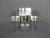 ESTATE .60CT ROUND & BAGUETTE DIAMOND 14KT WHITE GOLD 3D ANNIVERSARY RING #9498
