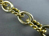 ESTATE LARGE 18KT WHITE & YELLOW GOLD CLASSIC ITALIAN ROPE LINK BRACELET #21483