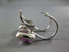3.0CT DIAMOND & PINK TOPAZ 14KT WHITE GOLD CUSHION SQUARE HALO HANGING EARRINGS