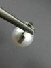 ESTATE LARGE .44CT DIAMOND & AAA SOUTH SEA PEARL DIAMOND 18K WHITE GOLD EARRINGS