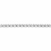 ESTATE 5.0CT DIAMOND 14KT WHITE GOLD 3D CLASSIC ROUND TENNIS BRACELET